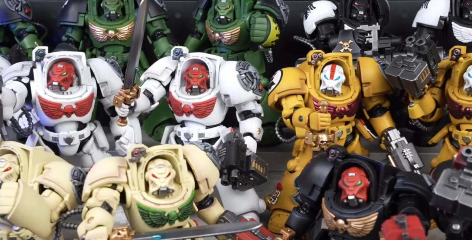 Amazon.com: JOYTOY Warhammer 40k Black Templars Terminator 1