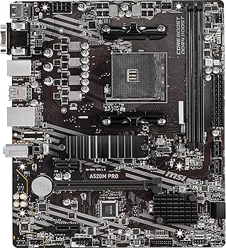 Amazon.com: MSI A520M PRO Gaming Motherboard (AMD AM4, DDR4