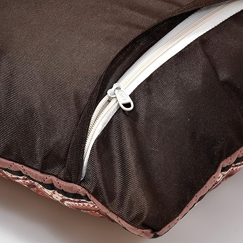 Miniatura 9 de Flying Trade Juego de 5 fundas decorativas de 16 x 16 pulgadas diseño bohemio étnico indio bohemio con base blanca colorida para sofá juego de sofá