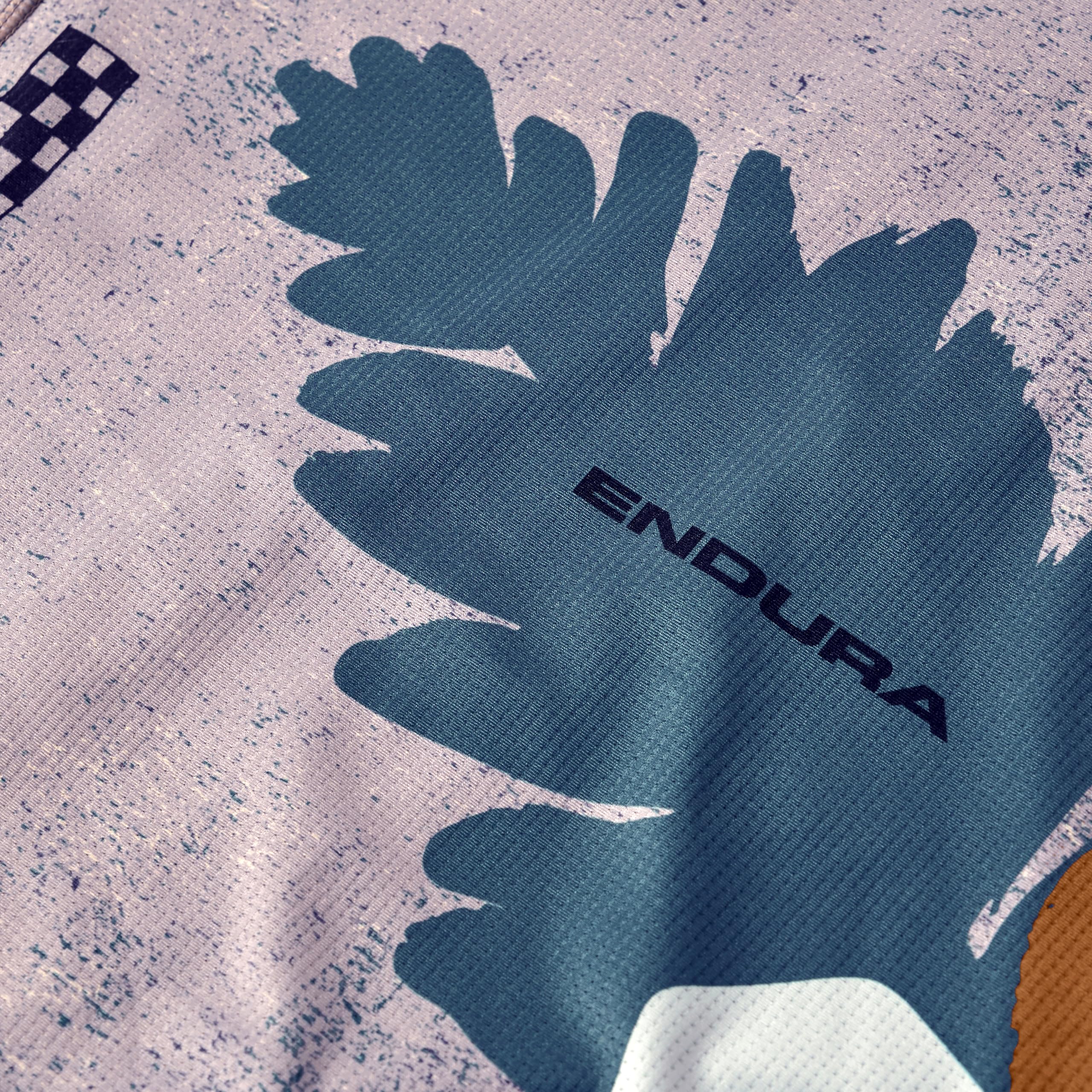 Endura SingleTrack - Camiseta de manga corta con estampado de ciclismo para hombre