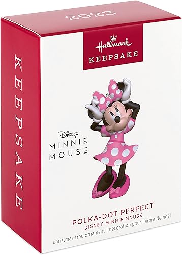 Miniatura 3 de Adorno de Navidad 2023, Minnie Mouse de Disney, lunares perfectos, regalos para fanáticos de Disney