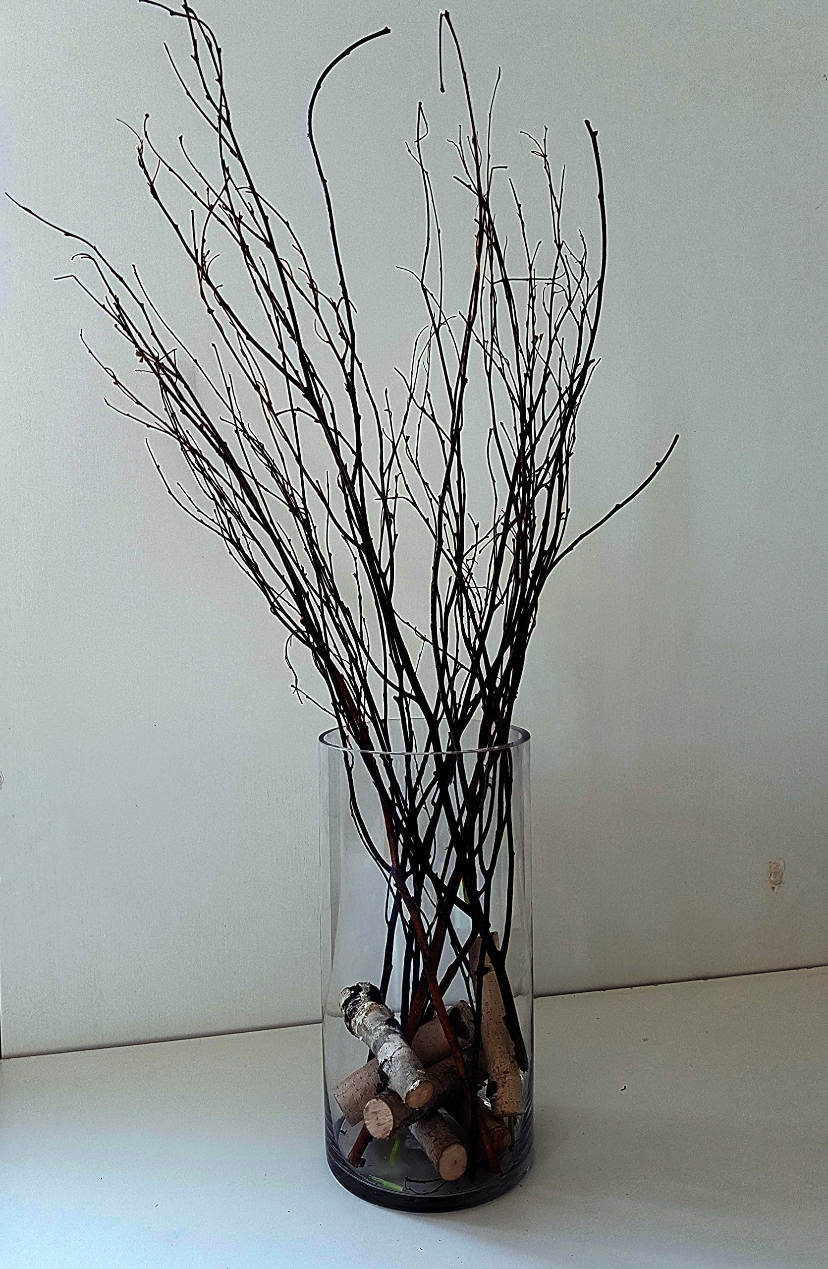 Wedding decorations, birch tree branches, wedding table centerpieces, table centerpieces for home, decorative branches for vases, floral wedding decorations - 10 birch branches + 6 birch logs