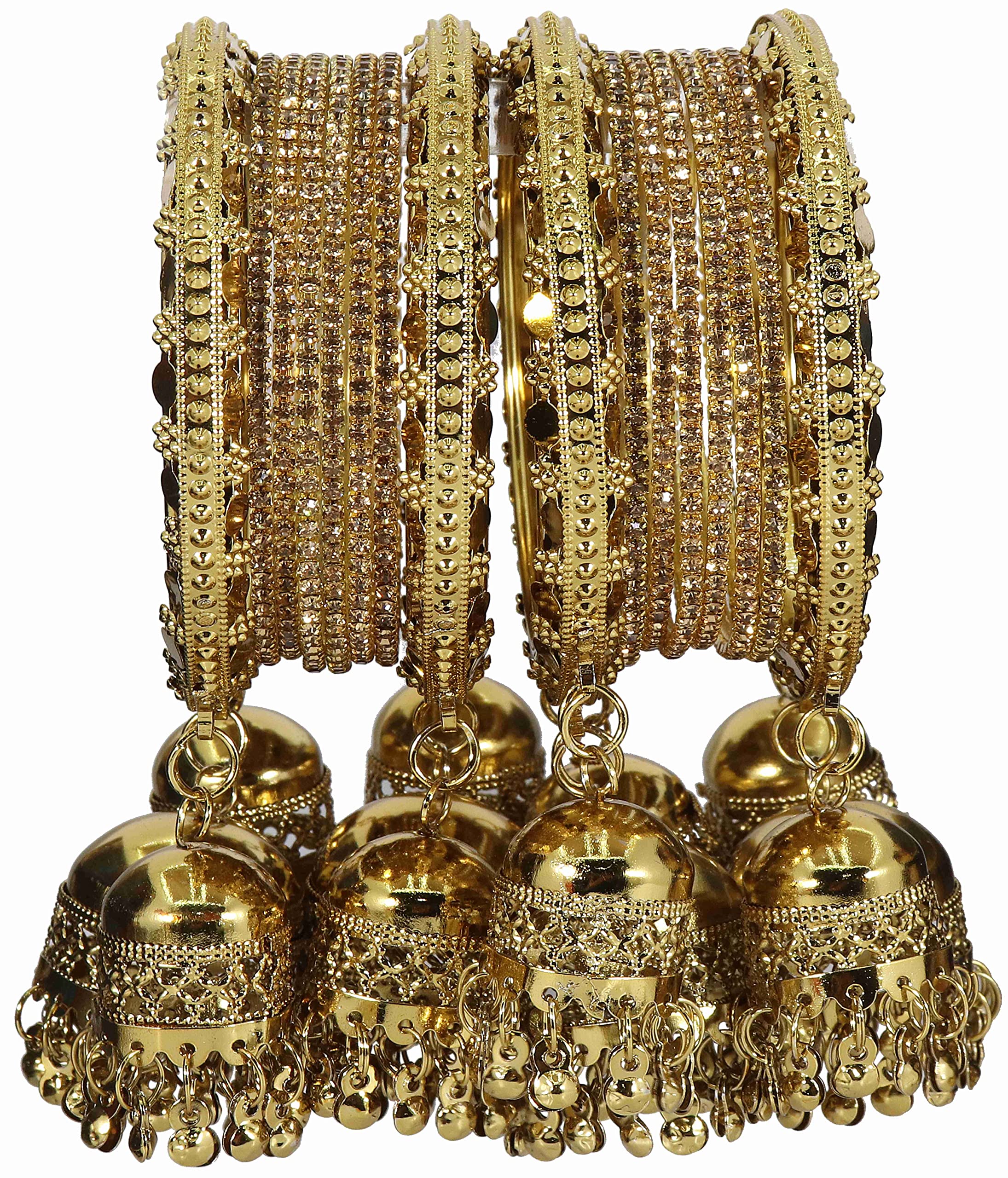 See full amazon price history chart for NMII Oxidized Base Metal With Zircon Gemstone Studded Glossy Finished Latkan Linked Kaleere Bangle set for and Girls, (Golden_2.8 Inches), Pack Of 16 Bangles NMII Oxidized Base Metal With Zircon Gemstone Studded Glossy Finished Latkan Linked Kaleere Bangle set for and Girls, (Golden_2.8 Inches), Pack Of 16 Bangles (B0BK4PQ338) Amazon Price History, Amazon Price Tracker