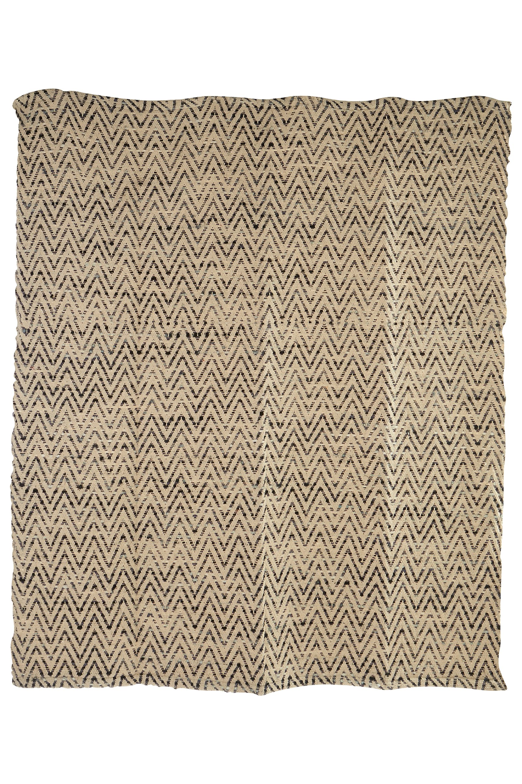 Premier Housewares Woven Chevron Throw Grey Throw Blanket Cotton and Viscose Throws for Sofas Bed Throws Grey Throws for Beds Grey Throws for Sofa - Image 3
