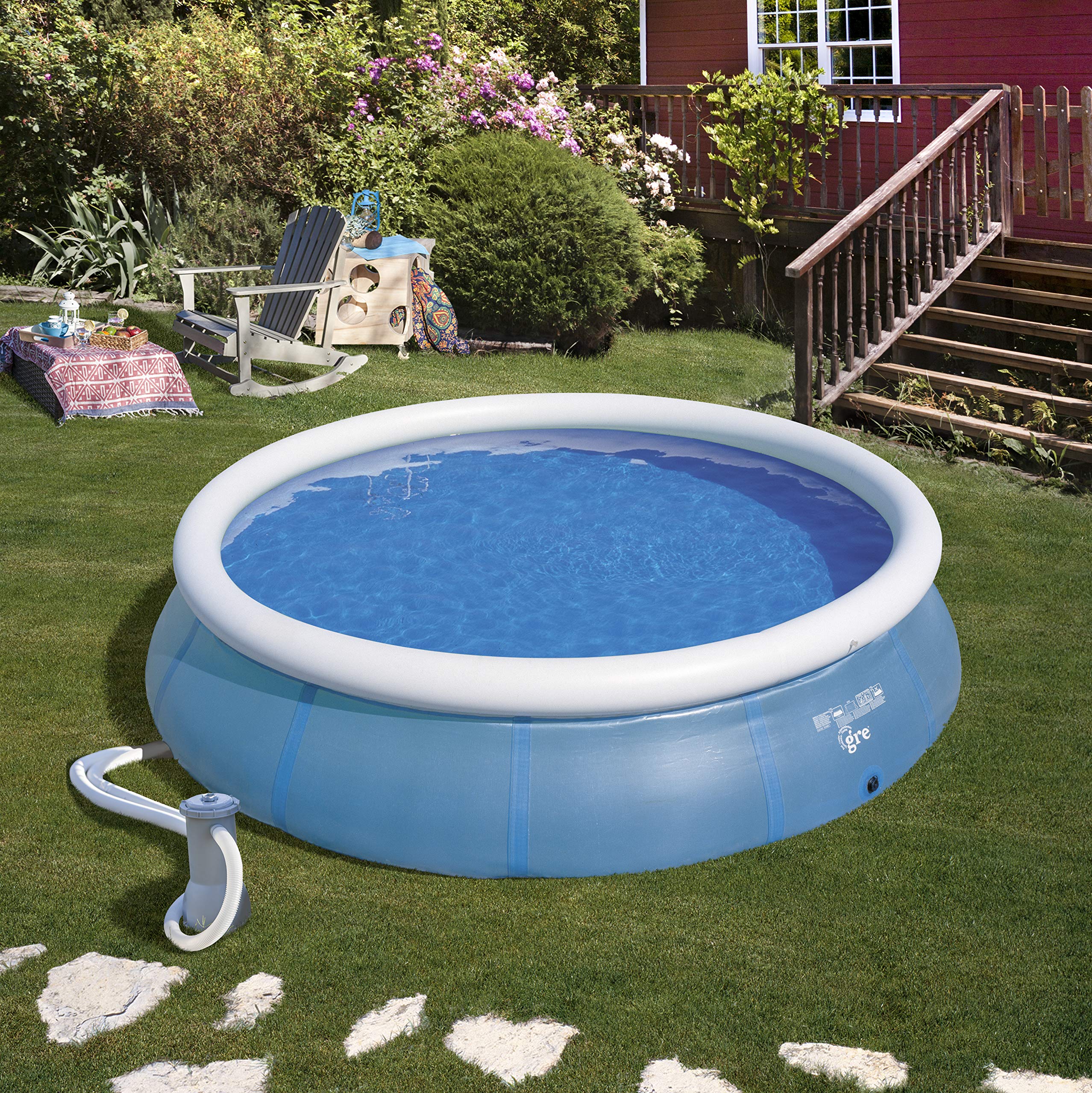 Gre CFAQ35 - Filtro de Cartucho Aqualoon 3.5 m³/h para Piscinas Elevadas. Filtración Eficiente y Reutilizable
