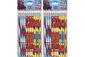 2-Pack Marvel Spiderman 12-Pack Wood Pencils