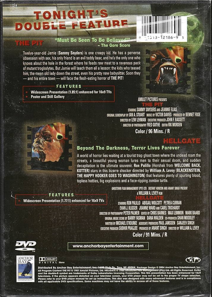 The Pit/Hellgate [DVD]: Alden, Richard, Auten, Cindy, Auten