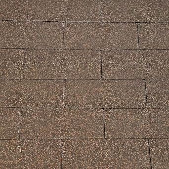 Roofing Shingles 3-Tab 39.4 by 13.1, Brown Asphalt Shingles 8 - Count