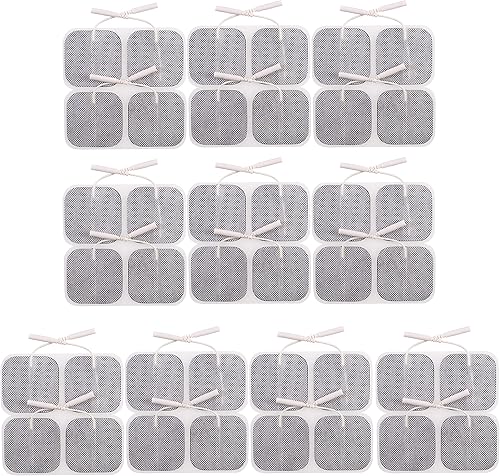 Miniatura 2 de BodyMed TENSEMS Unit 4 almohadillas de electrodos  Cuatro electrodos cuadrados de 2 x 2 pulgadas en diez paquetes  Reutilizables y autoadhesivas