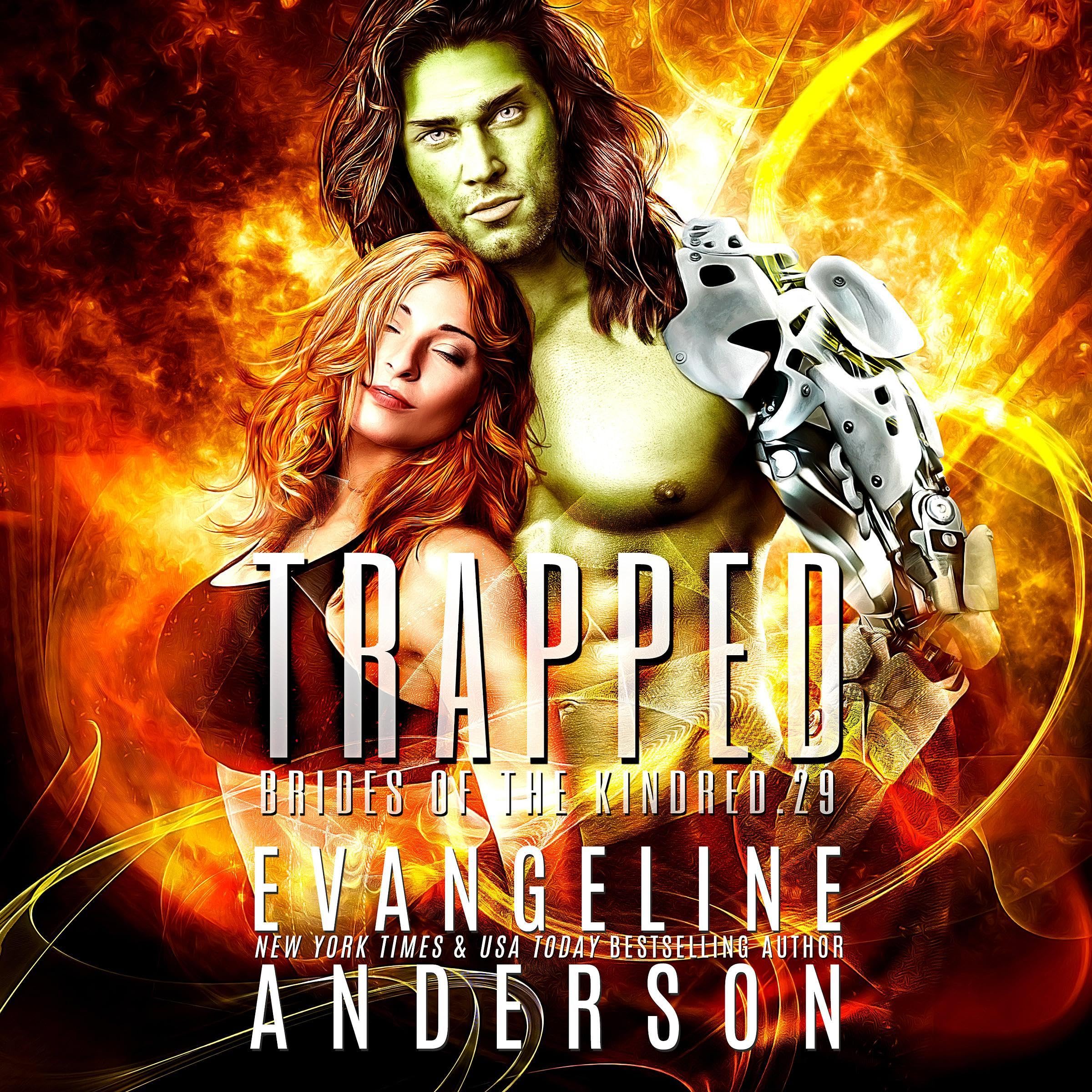 Cover art for Trapped: Brides of the Kindred, Book 29