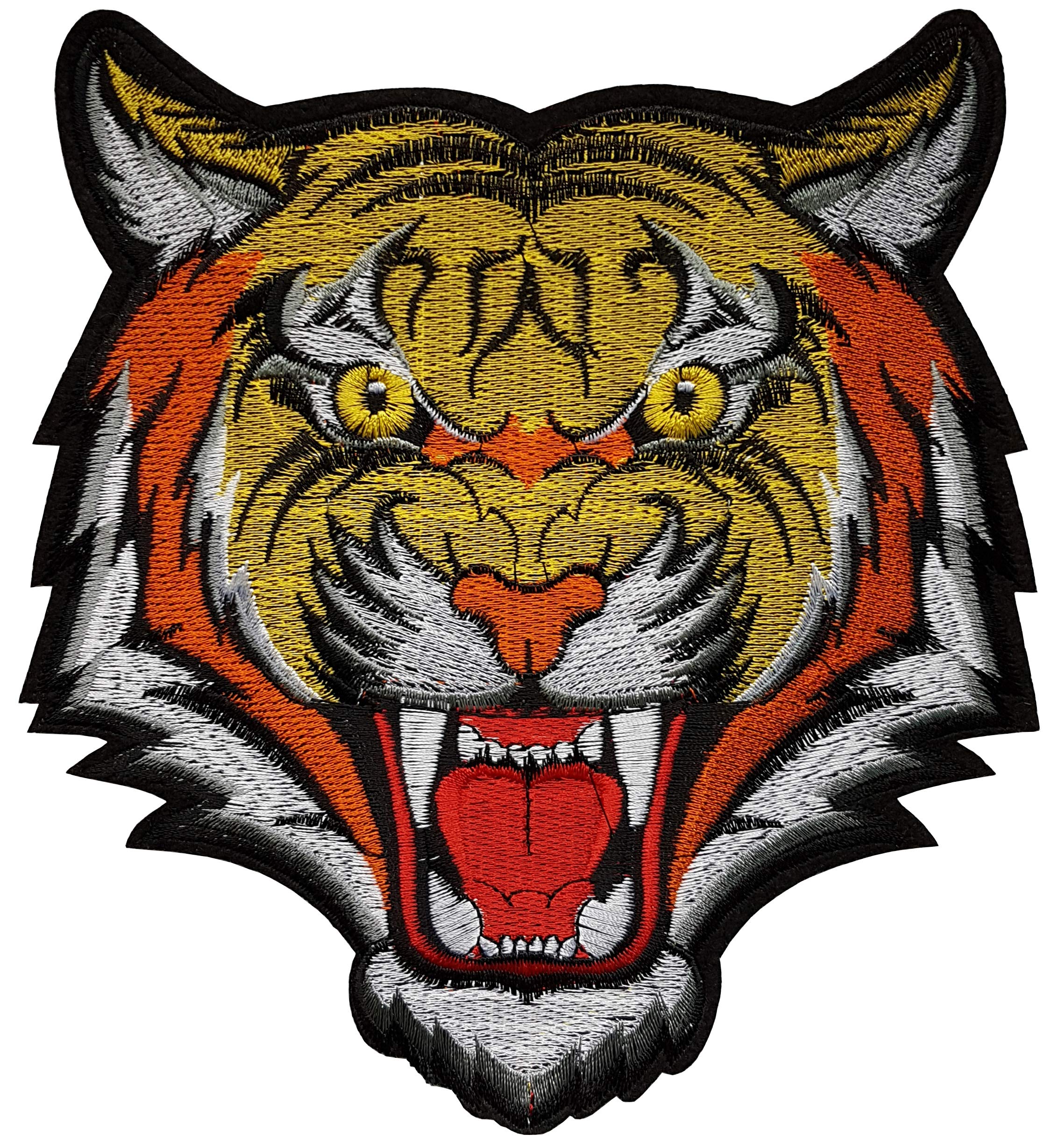 Écusson Léopard, écusson Pour Enfants Brodé à Repasser à Coudre Sur Un Badge Pour Vêtements, Etc. 8 X 7,5 Cm