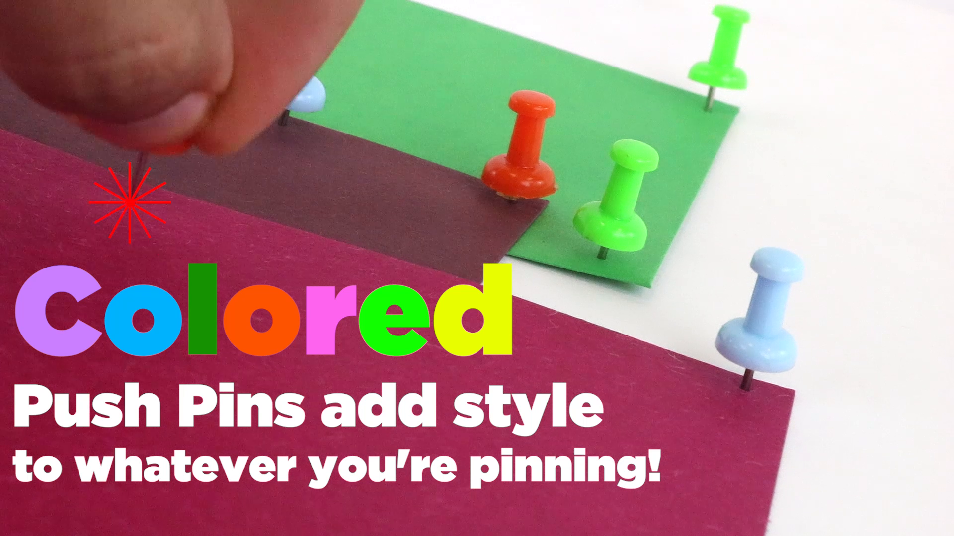 Amazon.com: JAM PAPER Colorful Push Pins - Rose Gold Pushpins