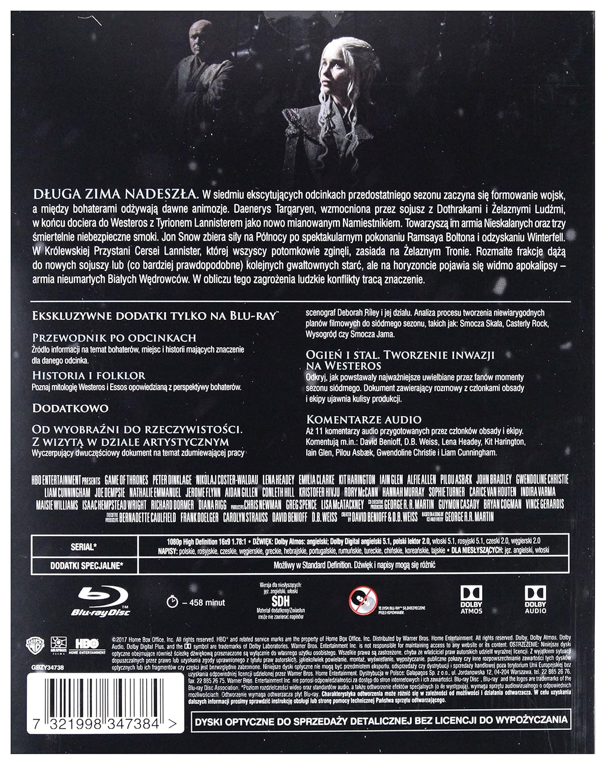 Game of Thrones Season 7 Steelbook [3Blu-Ray] [Region Free] (English audio. English subtitles)