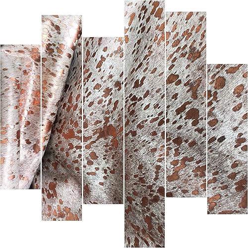 Hojas de cuero, cuero metálico lavado ácido blanco y oro rosa, cuero de vacuno, cortado a medida, pelo en 4.5-5oz - 0.071-0.079 in, marroquinería,