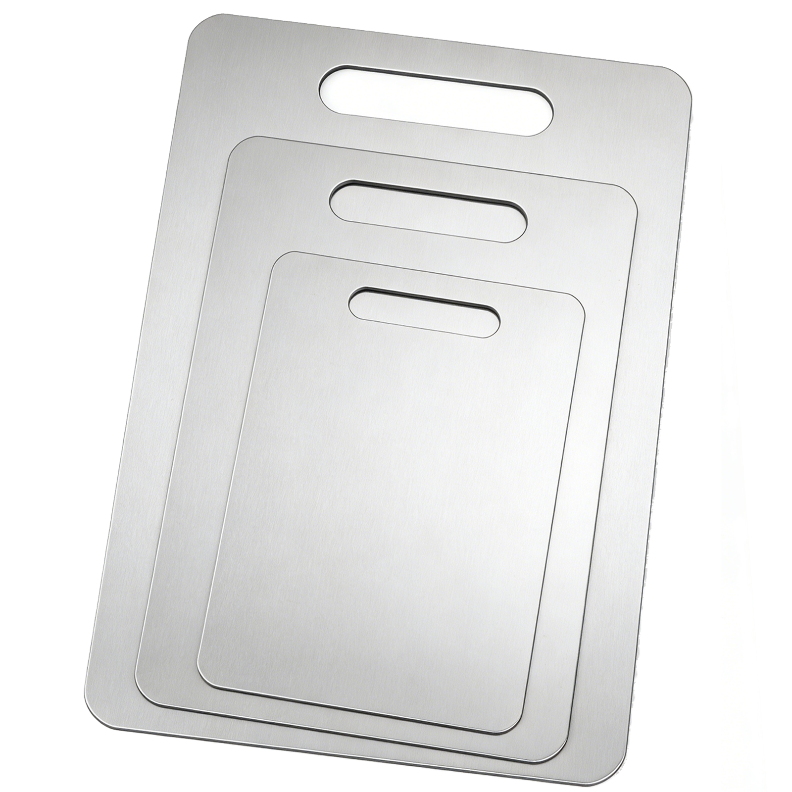 Set de 3 tablas de cortar de acero inoxidable 304 miniatura 7