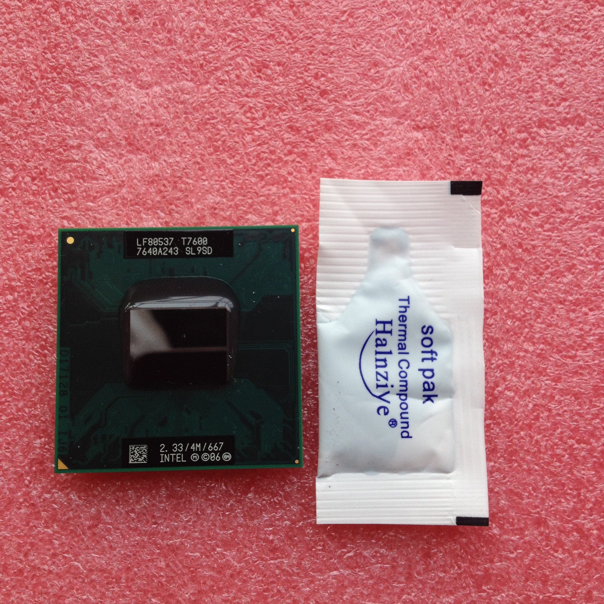 Intel Core 2 Duo T7600 cpu informatique 64-bit socket 479 cache L2
