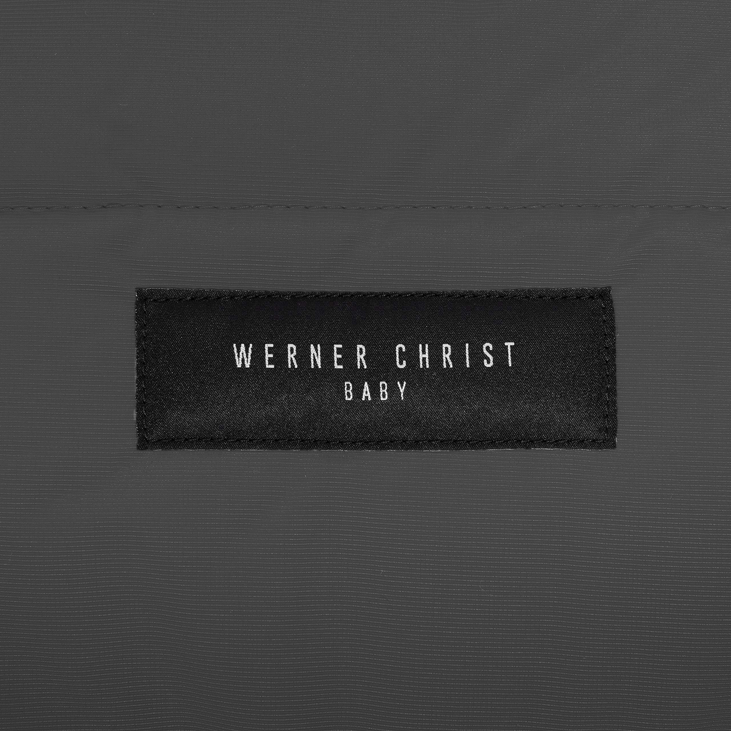 WERNER CHRIST BABY Lammfell-Fußsack FLIMS warmer Kinderwagen-Fußsack medizinisches Fell universal Langsschlitze Stone grau