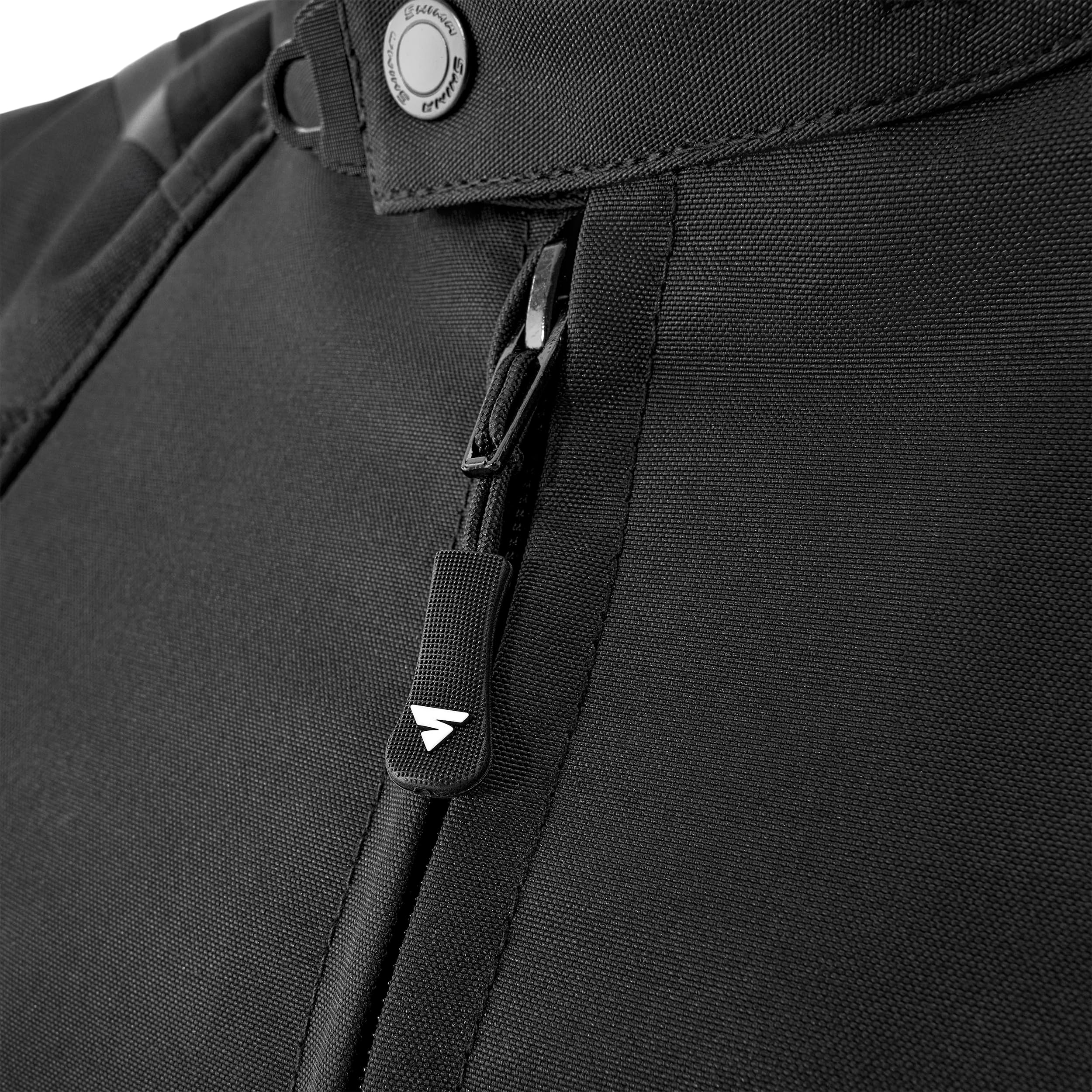 SHIMA SOLID Veste Moto Homme Homologué AIRFORCE Dorsale Blouson Armure Protecion Vestes Imperméable Textile Vetement Hiver Ete Touring Motos Aventure équipements (Hommes, Blanc, Regular, 4XL) | Ventilation optimisée