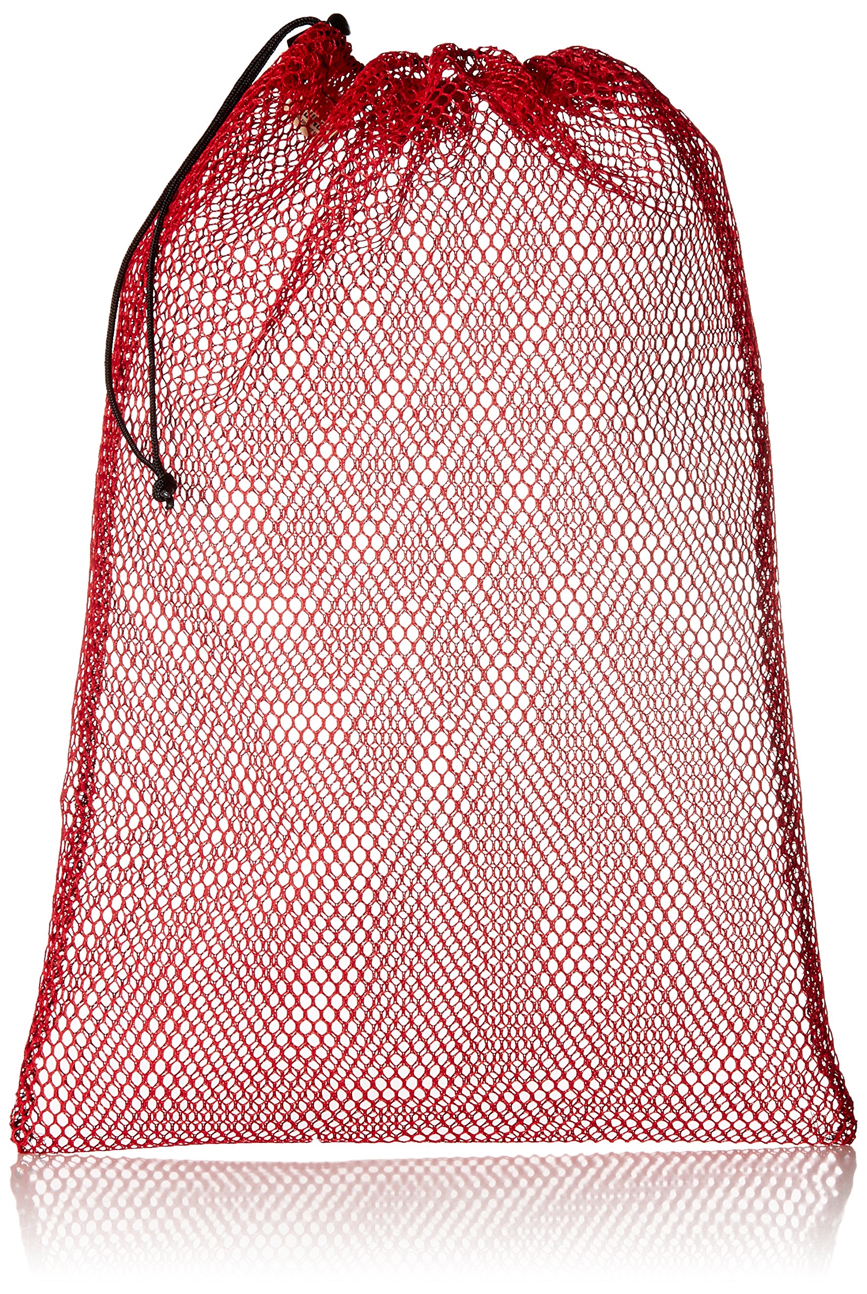 Equinox Nylon Mesh Stuff Bag, 15" x 22", Red