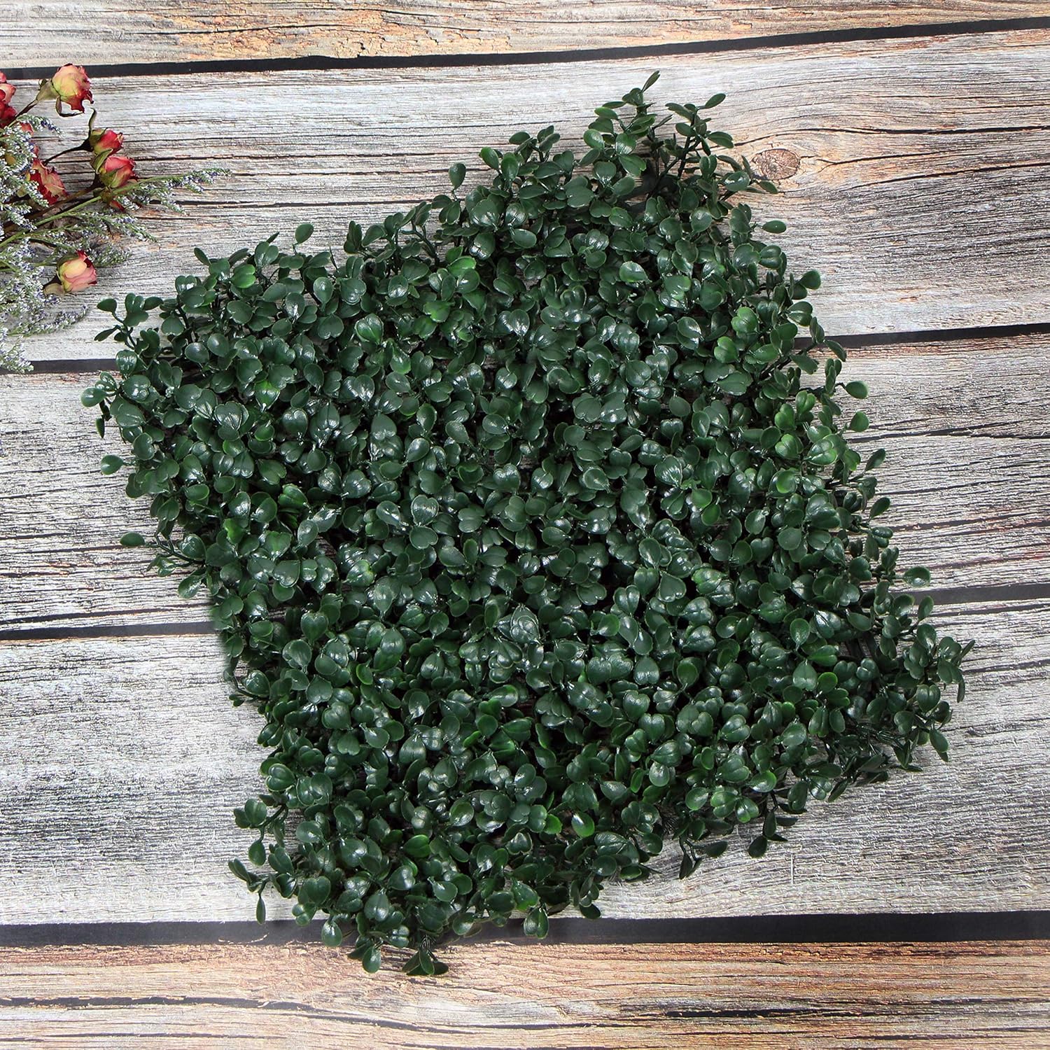 ULAND Artificial Hedges Panels, Boxwood Greenery Ivy