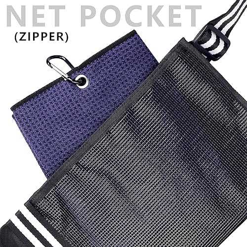 Miniatura 3 de Champkey Bolsa de golf profesional para el domingo (lleva de 3 a 9 palos) – 6 bolsillos de transporte y correa ajustable para golf, bolsa