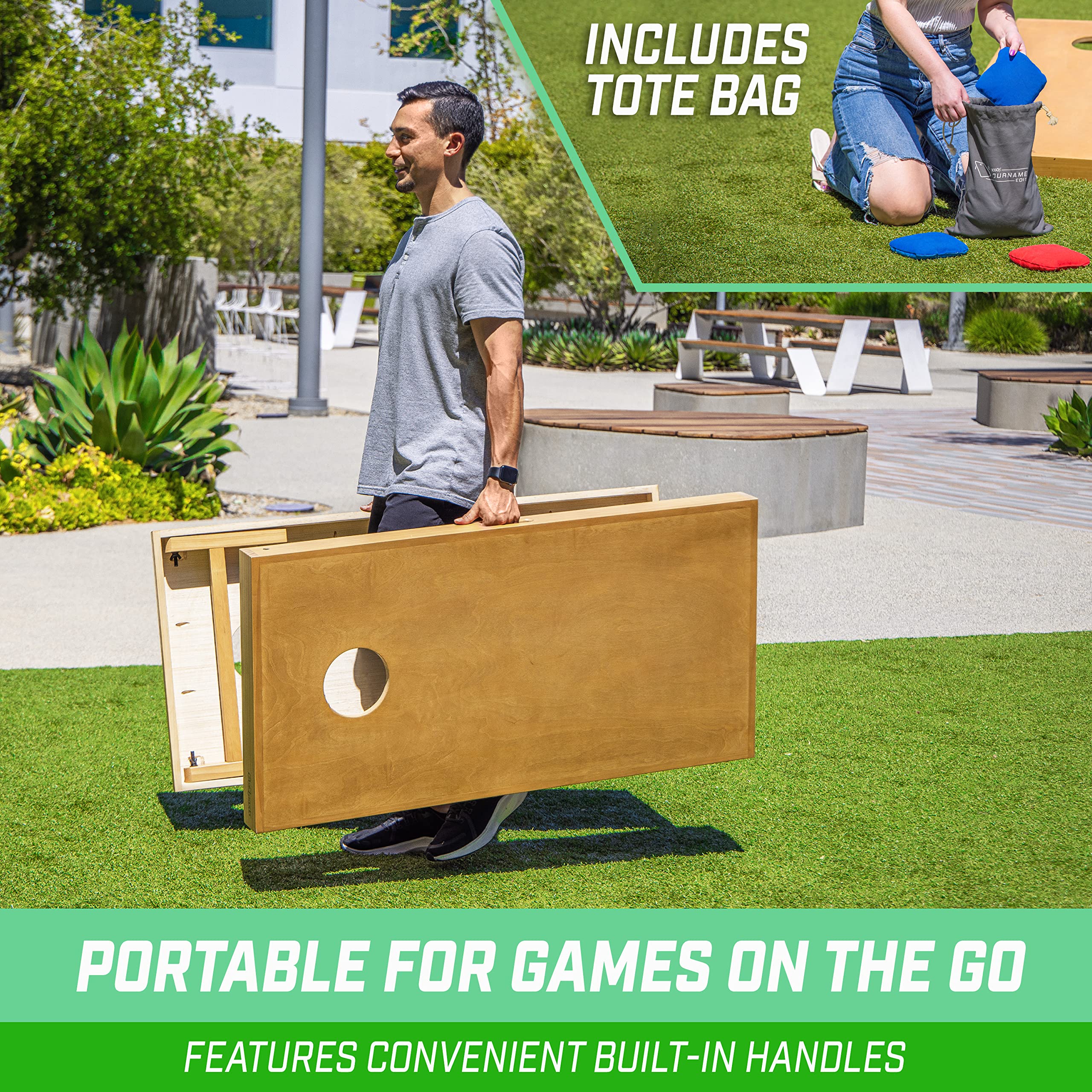 Amazon.com : GoSports 4 ft x 2 ft Commercial Grade Cornhole Boards