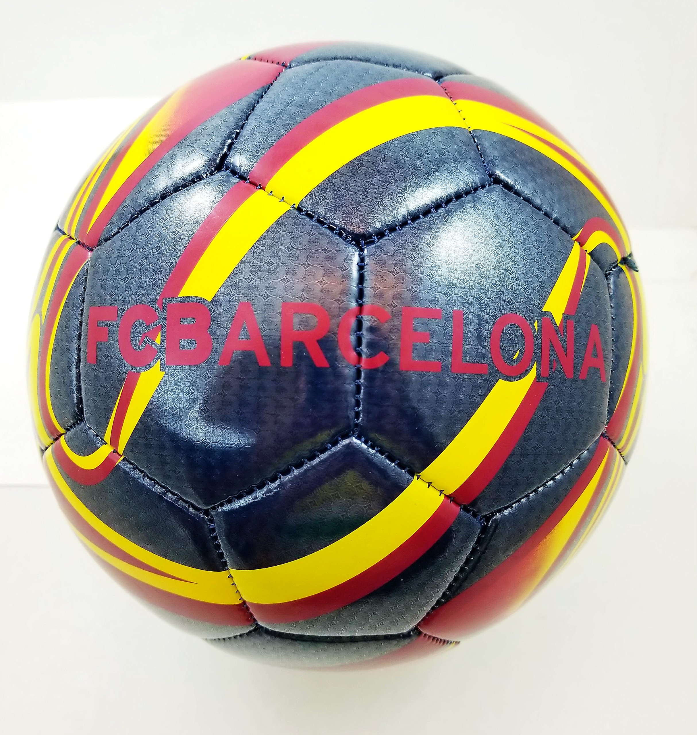 RHINOXGROUP Fc Barcelona Authentic Official Licensed Soccer Ball Size 5-008