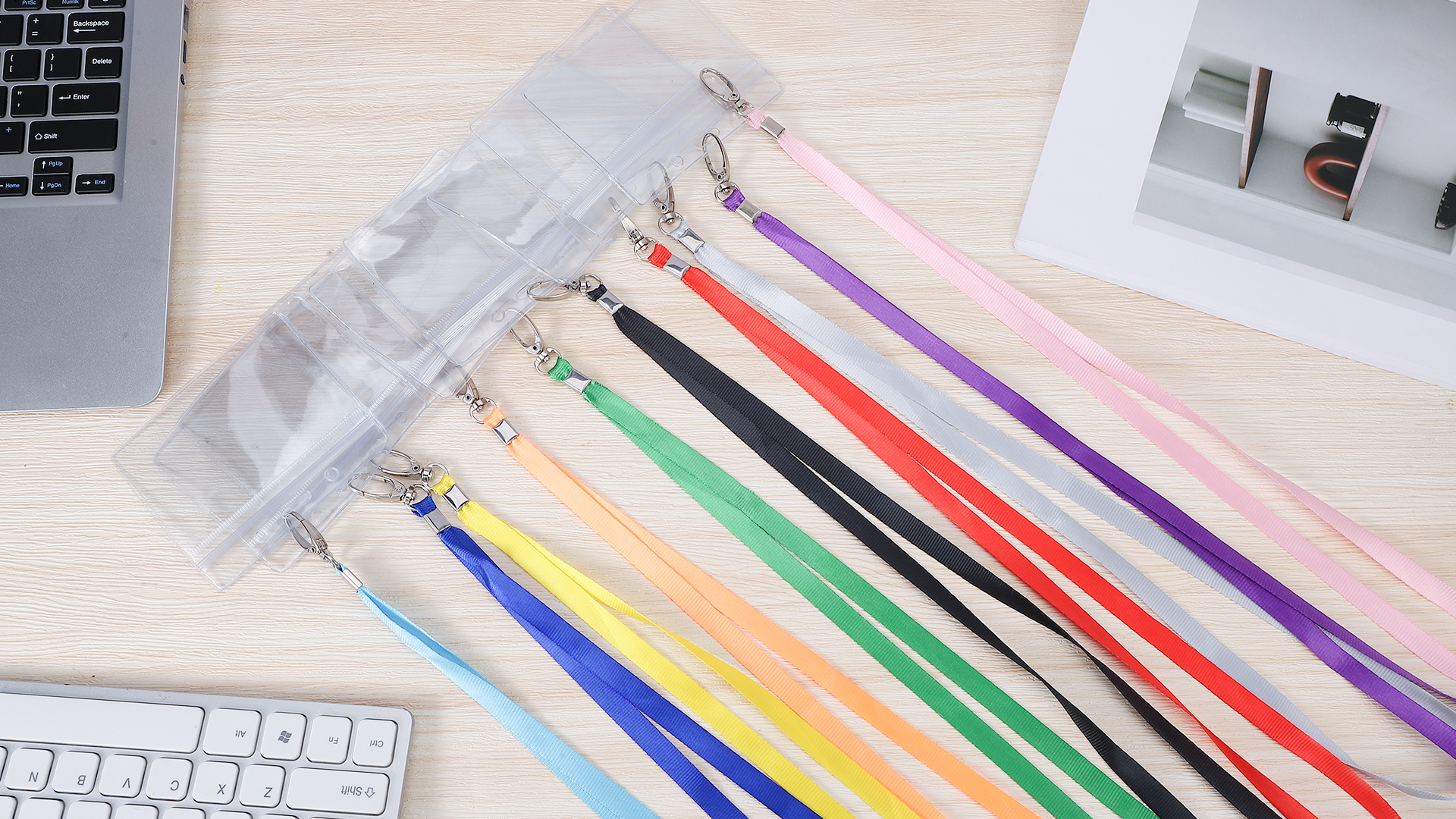 Ausweishülle Mit Band,DARUITE 12 Stück Lanyard Mi Produktbild-Vorschau 11