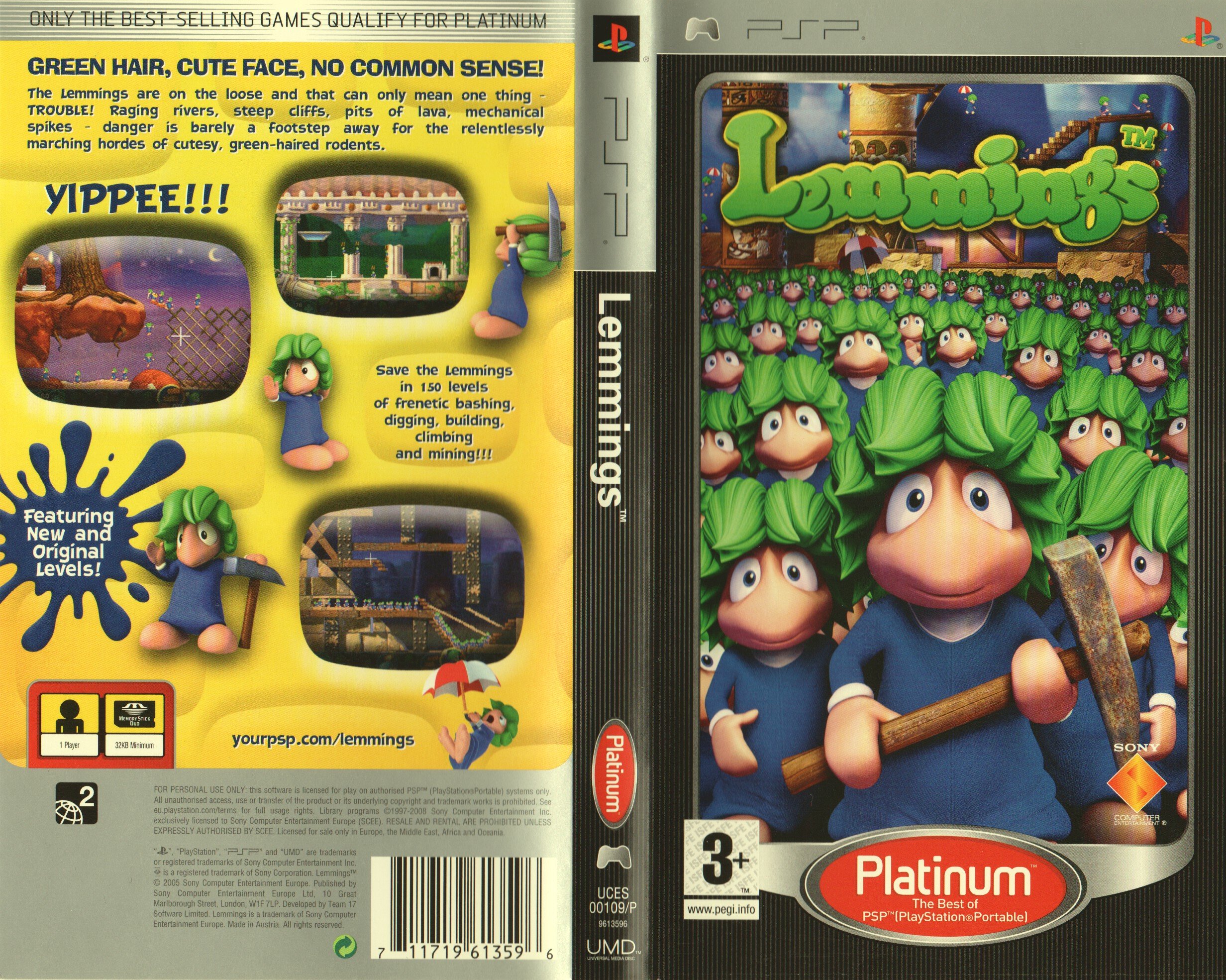Lemmings (PSP) : Amazon.co.uk: PC & Video Games