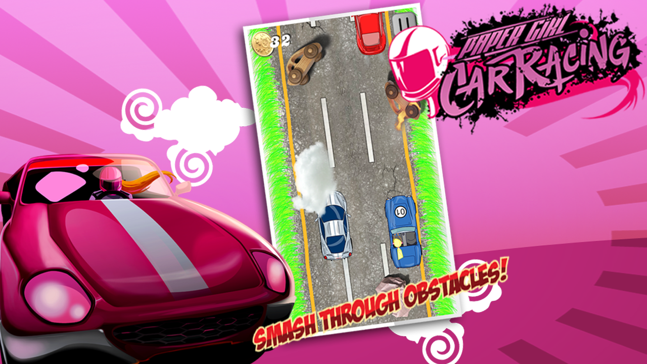 Paper Girl Car Racing Game by Free Action Games Plus Fun Apps-Amazonアプリ ...