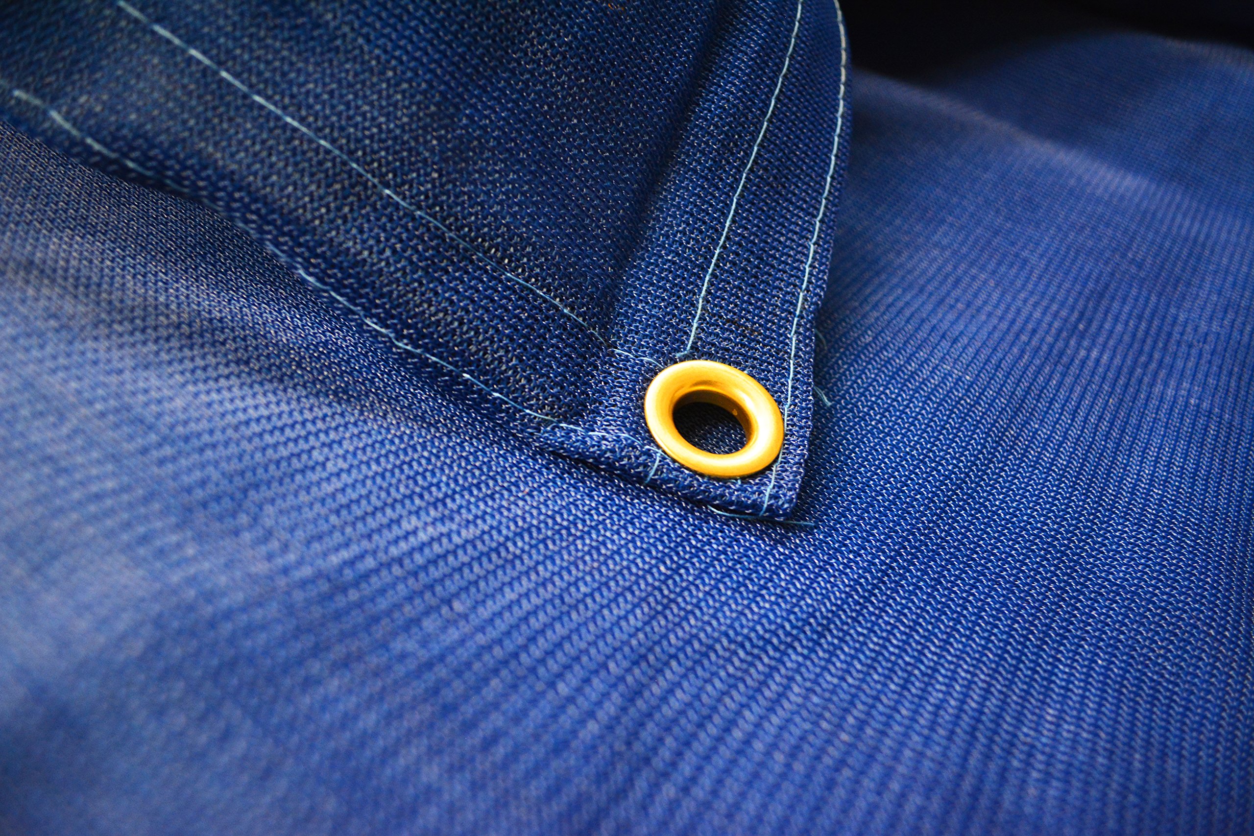 EZ Travel Collection Fence Privacy Screen Windscreen Shade Cover Mesh Sun Shade (Blue) (20'x20')