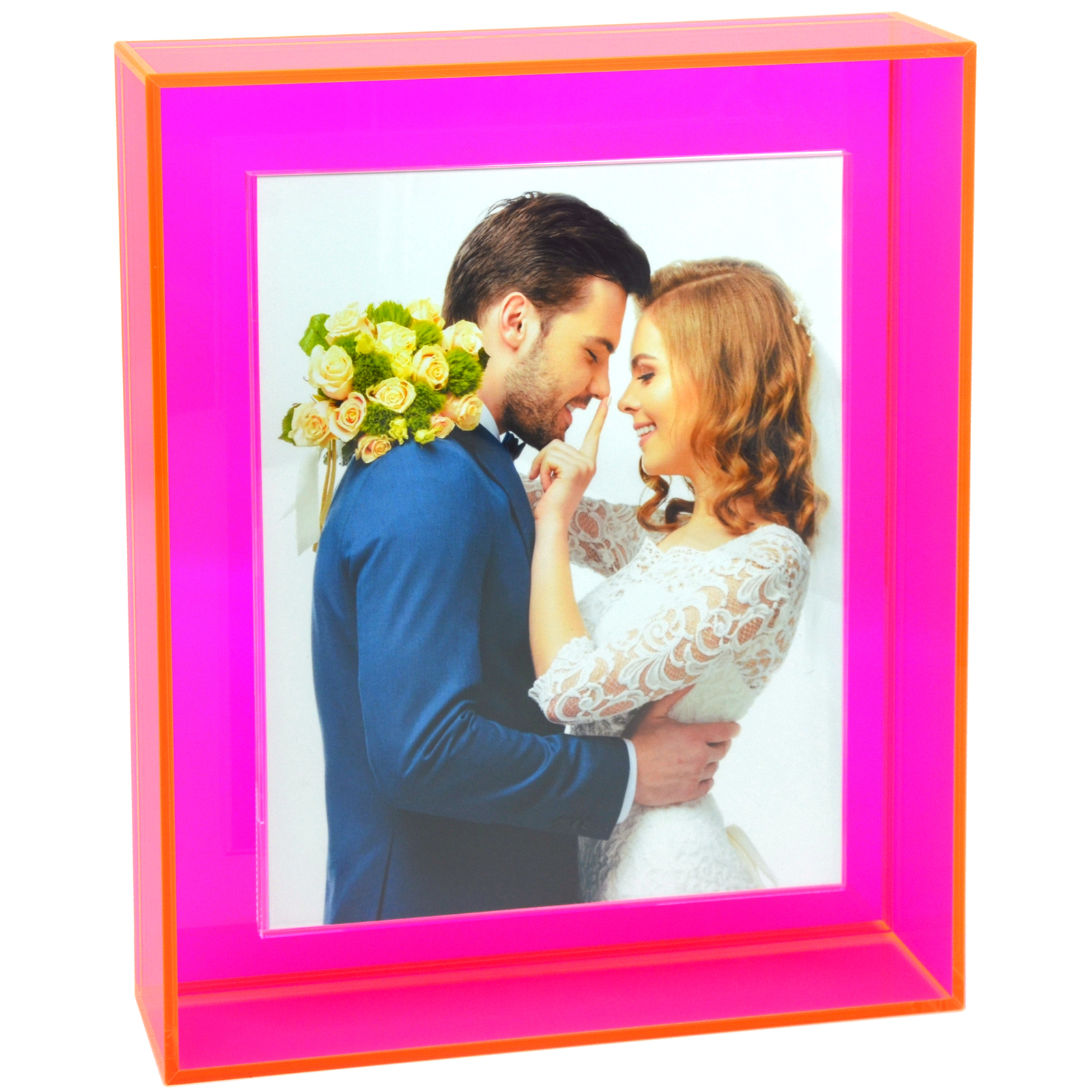 Amazon.com - HappyDino 5x7 Acrylic Picture Frame for Wall and