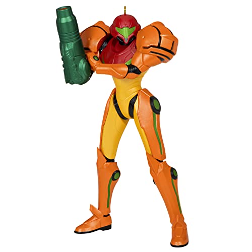 Hallmark Keepsake Adorno de Navidad 2023, Adorno de Nintendo Metroid Samus, Regalos para Jugadores