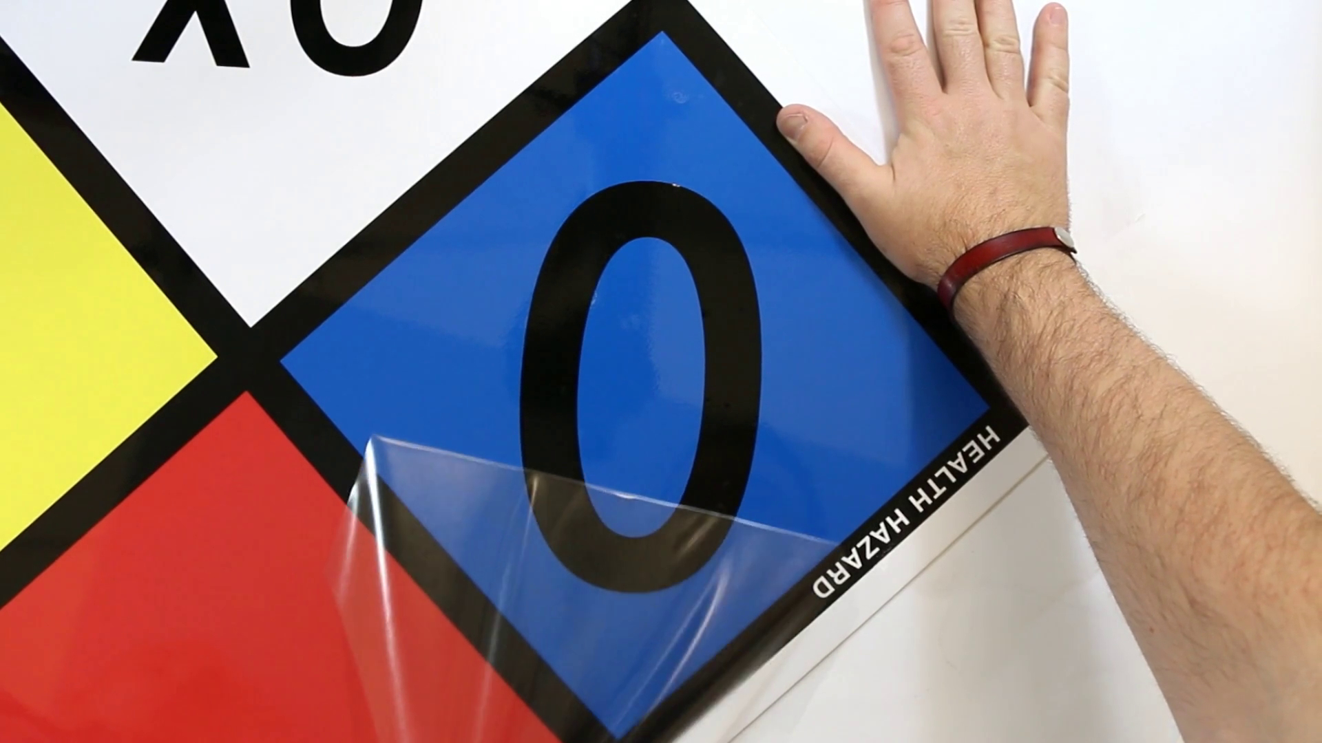 SmartSign - S-5545 NFPA Adhesive Label Kit (Placard, Digits