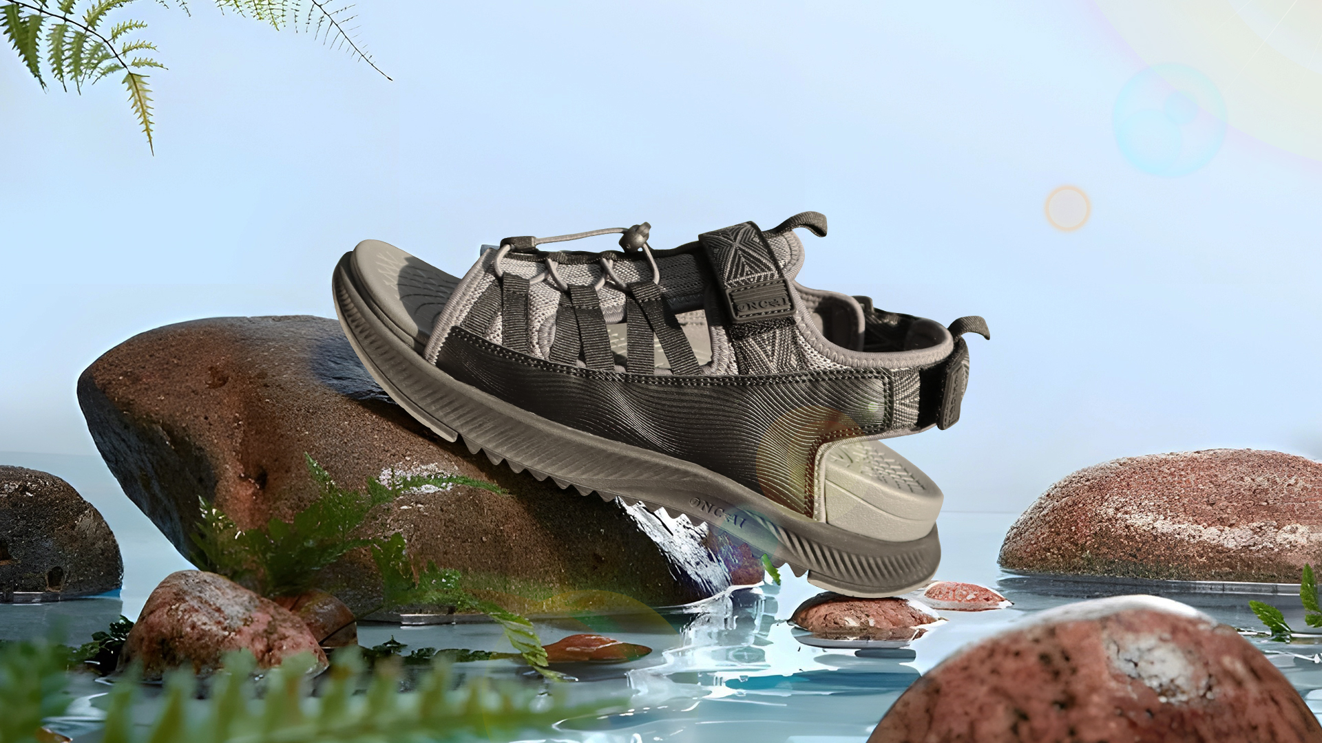 Amazon.com | ONCAI Men Hiking Sandals, Arch Support Walking  display picture 2