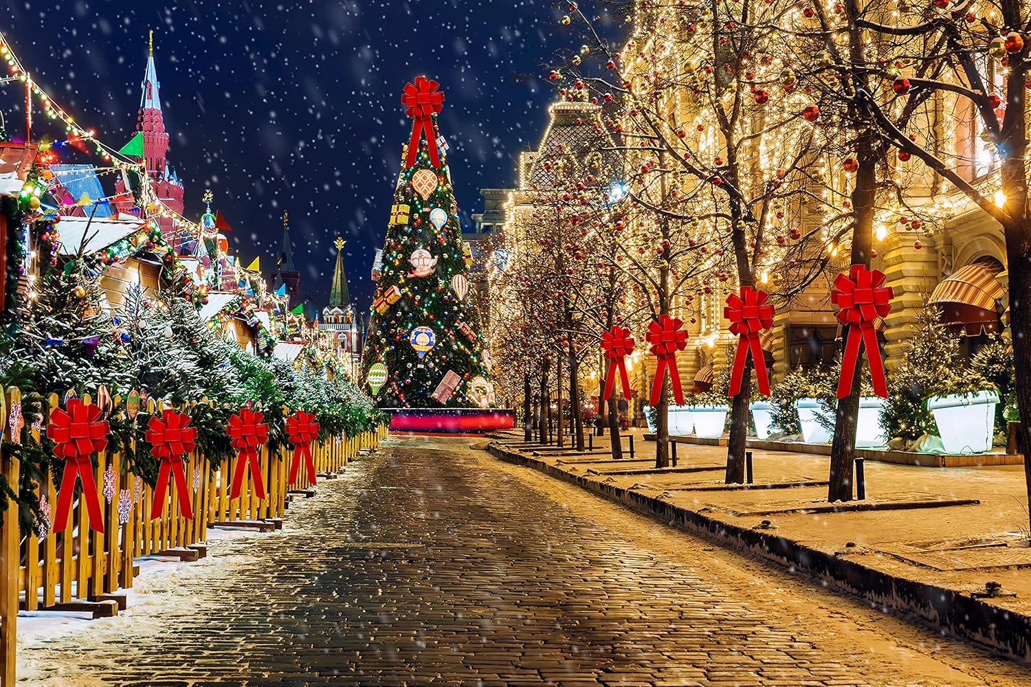 3pcs Red Velvet Ribbon Christmas Bows with Golden Wire, Handmade(26"x 12") Wired Large Ribbons, Thanksgiving/Christmas Tree Topper, Garland/Wreath, Tree Topper Decor