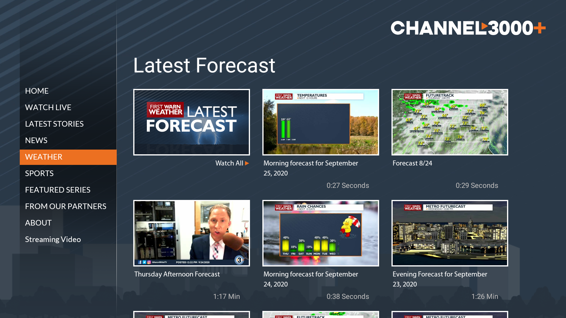 WISC Channel 3000+ App on Amazon Appstore
