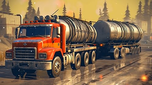 Oil Cargo Truck Transporter Offroad Driving Simulator 3D Games
