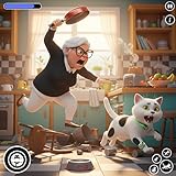 🐱 いたずら好きで賢い飼い猫になって、大混乱の脱出ミッションに挑戦しましょう。 😈 怒ったおばあちゃんを面白い仕掛けやサプライズでからかって、いたずらしましょう。 🏚️ お化け屋敷、秘密の場所、キッチン、隠し廊下を探検しましょう。 😂 おばあちゃんの愉快な反応と不気味な追跡シーンを体験しましょう。 🎮 滑らかな3Dグラフィック、エキサイティングなレベル、そして魅力的なアドベンチャーゲームプレイ。 ⚡ ホラー、コメディ、いたずら、そしてアクション満載の楽しさが完璧に融合