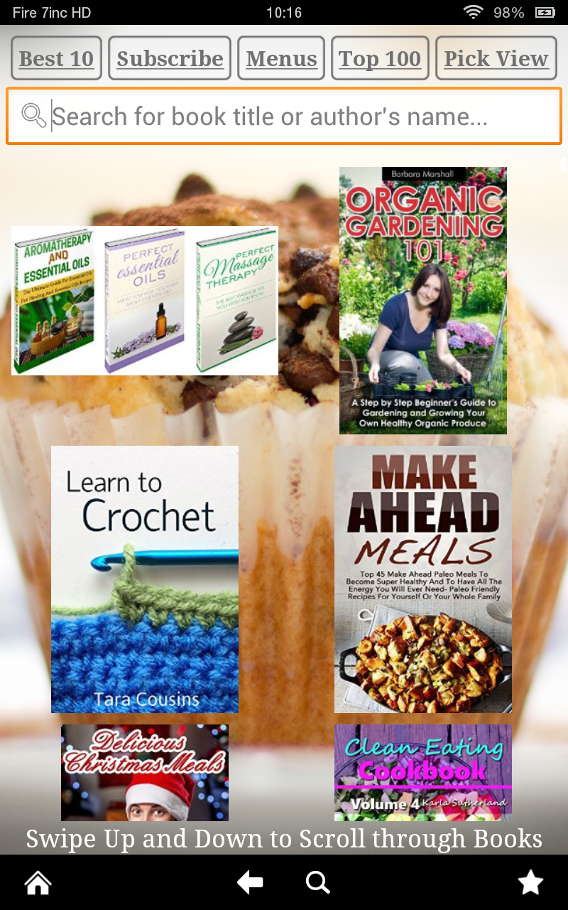 Free Cookbooks for Kindle, Free Cookbooks for Kindle Fire App on the