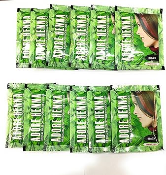 Adore Black Henna 25 gms (pack of 24)