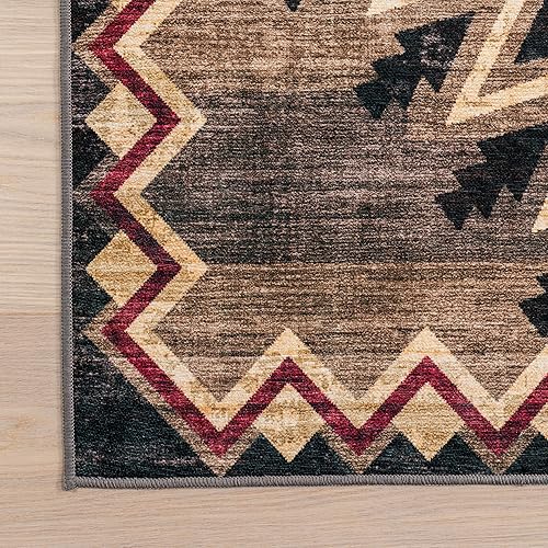 Miniatura 5 de nuLOOM Splashguard - Alfombra lavable a máquina con superficie impermeable a prueba de derrames, con parte trasera antideslizante y resistente a las