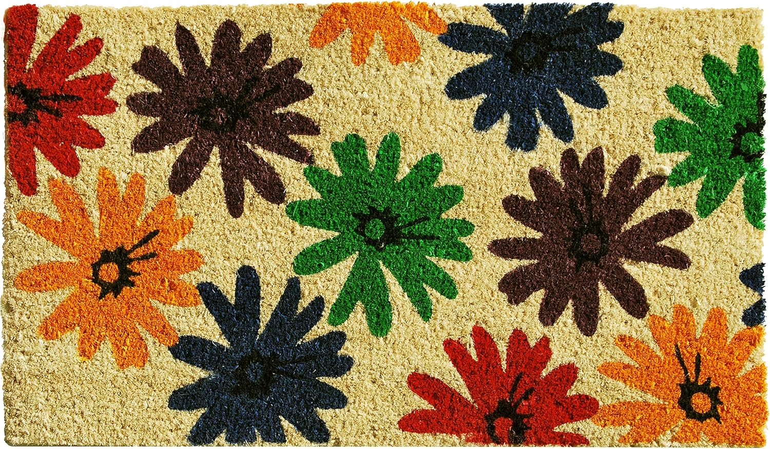 Calloway Mills 121371729 Colorful Daisies Doormat