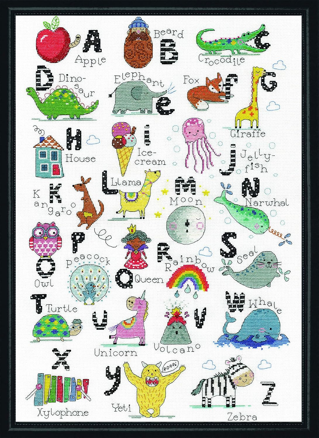 ABC Fun Counted Cross Stitch Kit