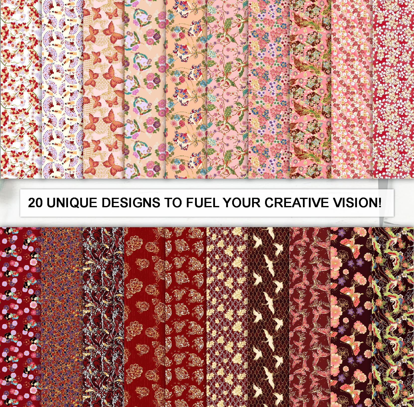 Soimoi 40Pcs 10" x 10" DIY Cotton Fabric Squares, 10" Layer Cake Squares Patchwork, Pre-Cut Quilt Charm Pack - Image 4