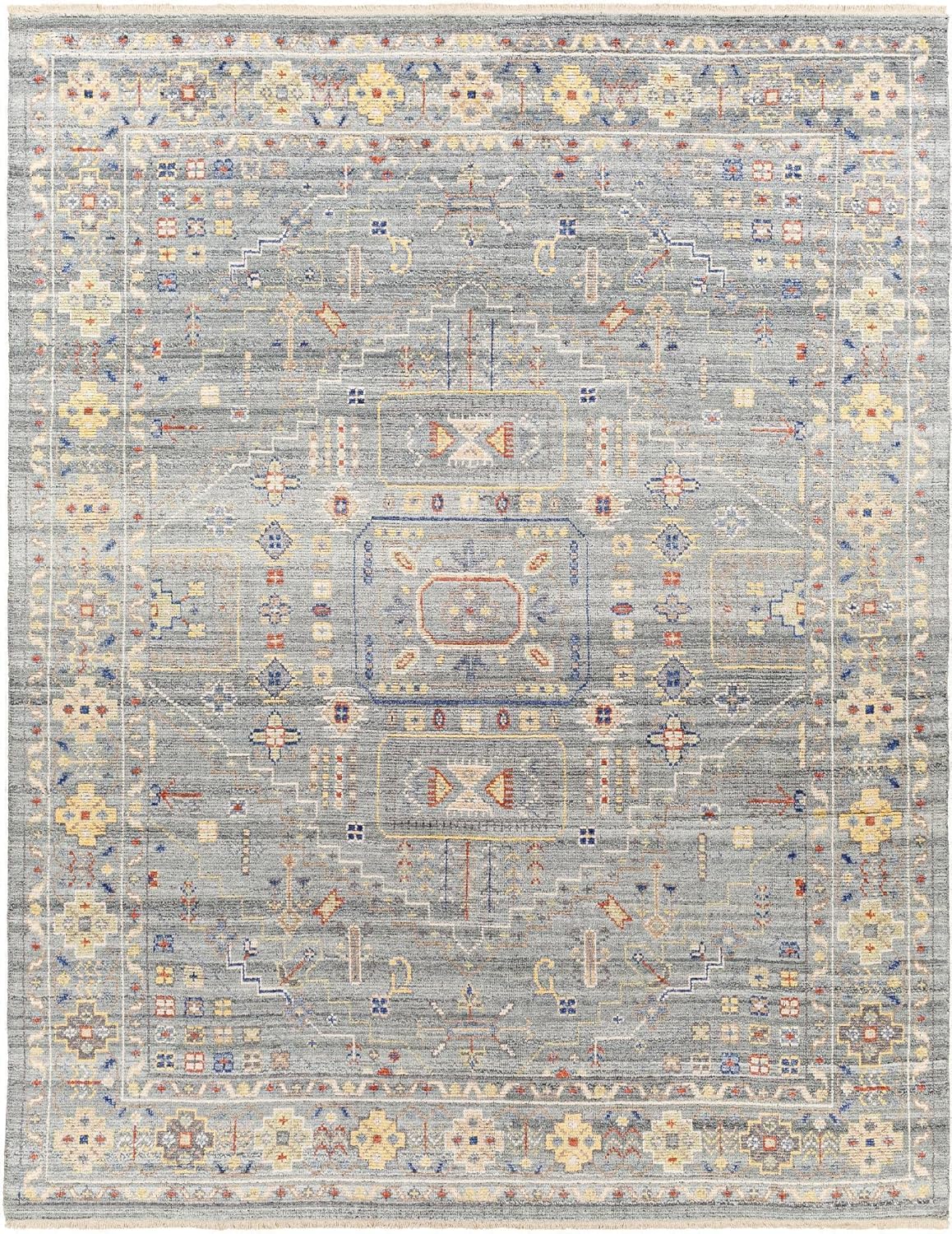 Amazon.com: Mark&Day Area Rugs, 9x12 Cushing Traditional Slate Area Rug ...