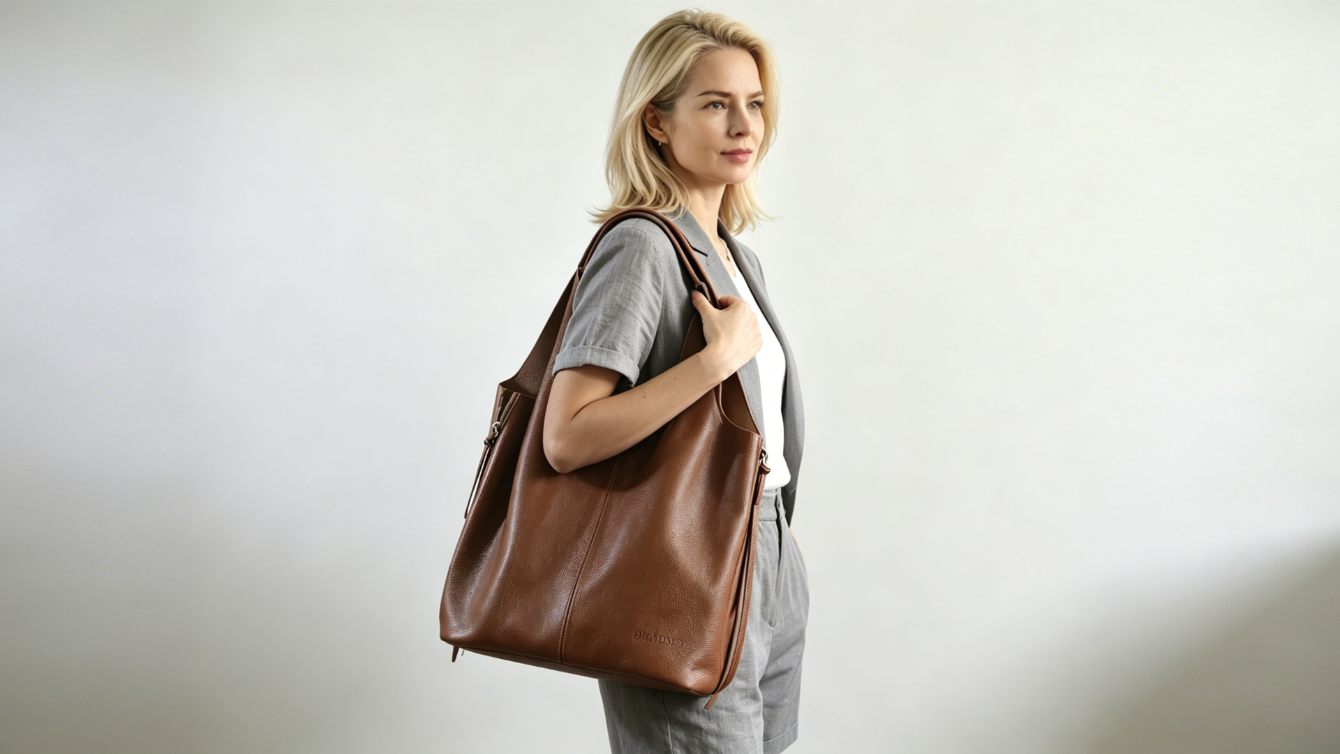 Bolso para mujer de cuero genuino, estilo boho y liviano miniatura 7