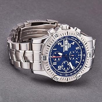 REVUE THOMMEN AIR SPEED 自動巻き腕時計 Revue Thommen Men's 'Air Speed' Rubber Strap Chronograph Watch