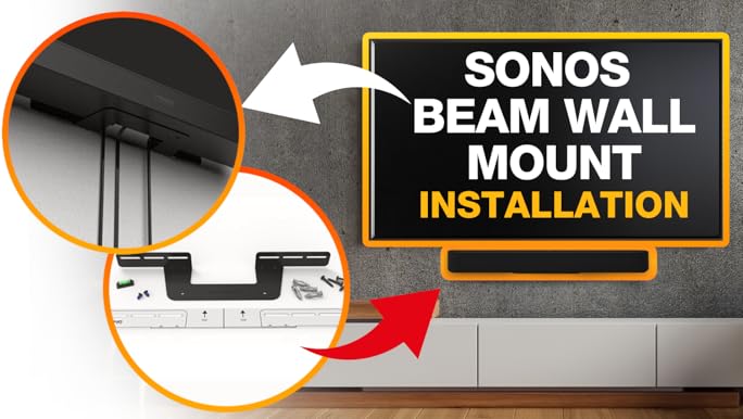 Amazon.com: Sound Bass Soundbar Mount for Sonos Beam