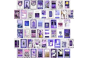 50-Piece VSCO Wall Collage Kit for Aesthetic Dorm and Teen Girls Room Decor